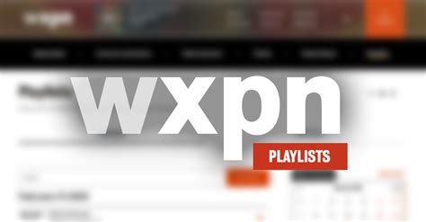 wxpn playlists|Playlists